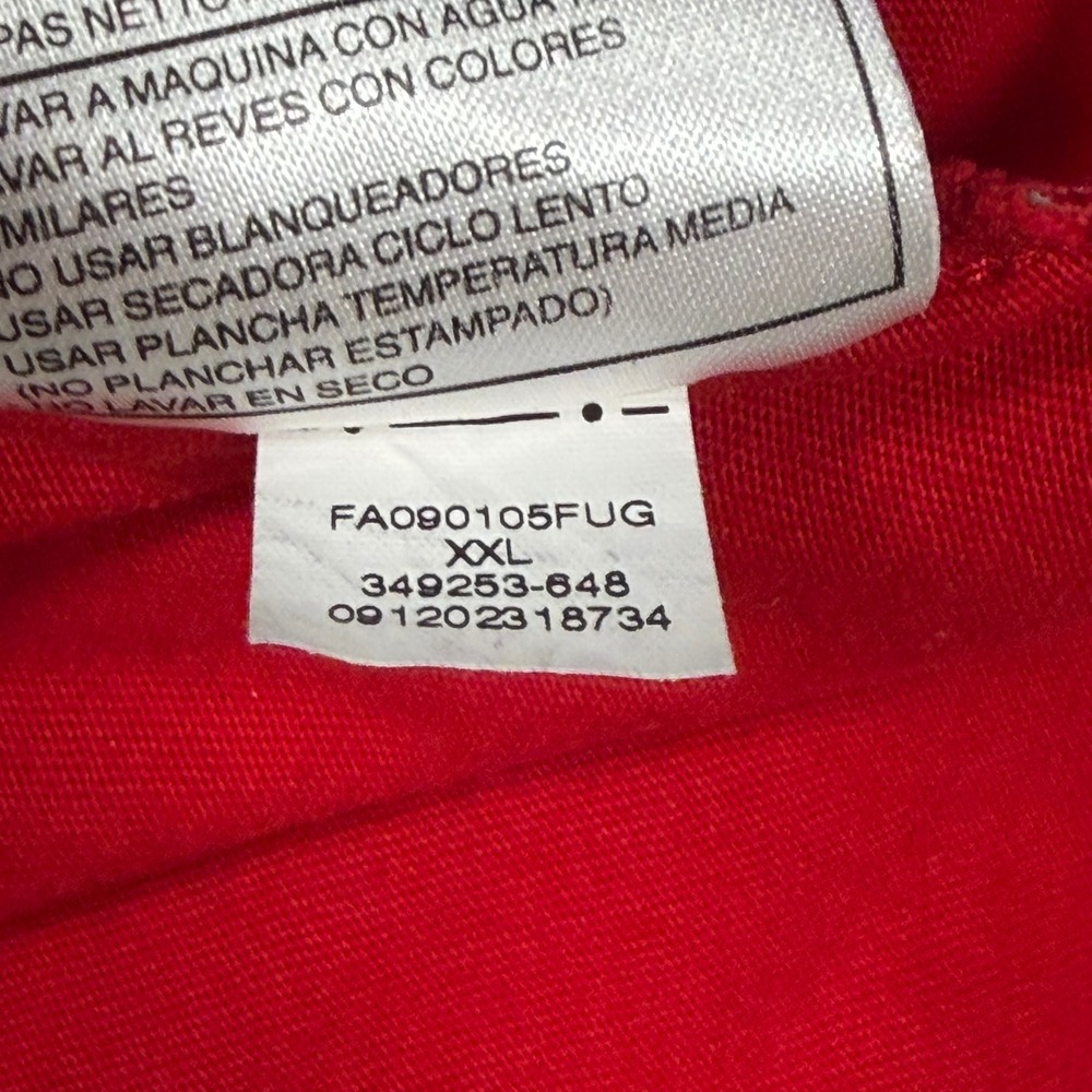 Nike Sportswear Red Blue‎ Striped Graphic T-Shirt XXL 349253-648 FA09 Mens - Picture 9 of 10